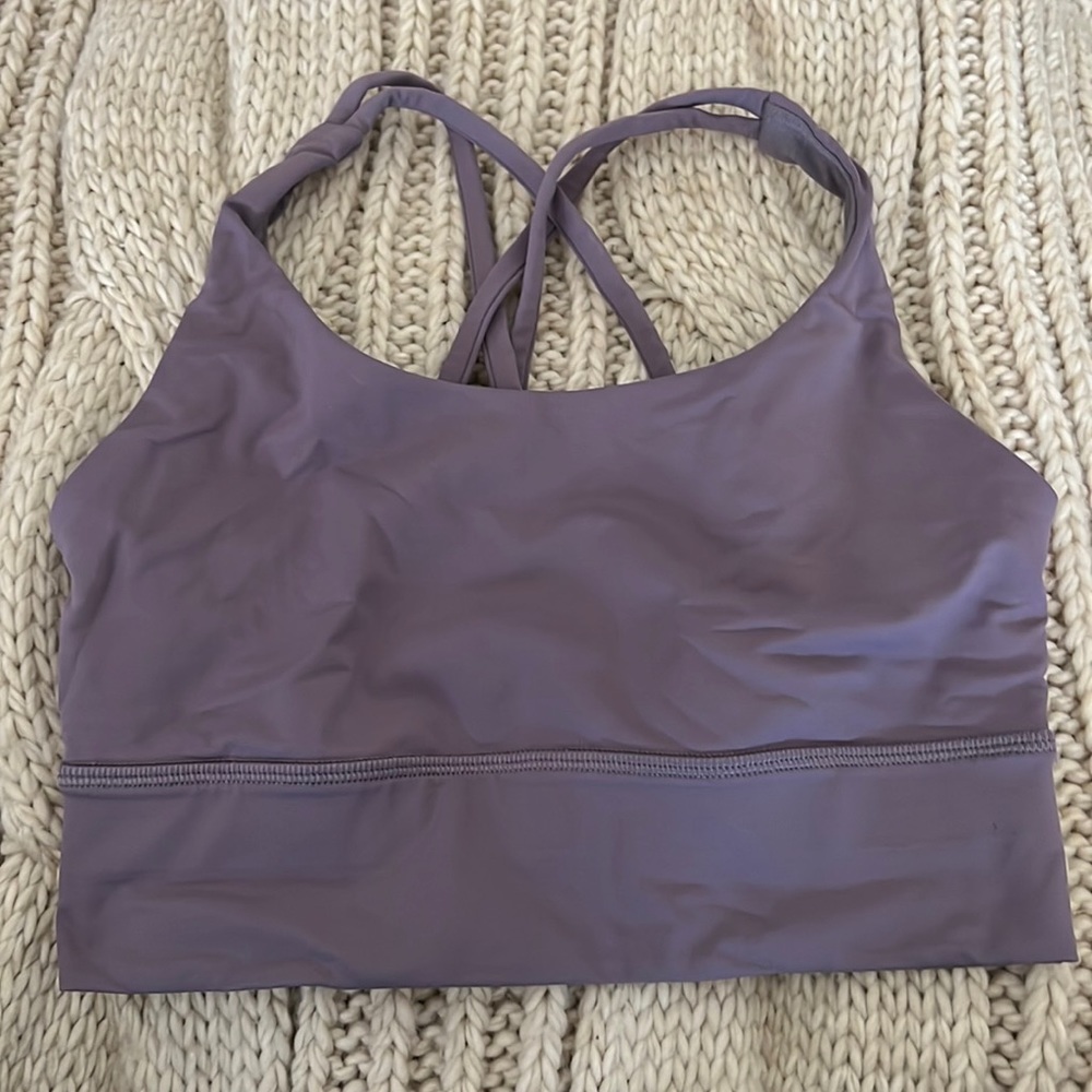 lululemon long line energy bra - size 4